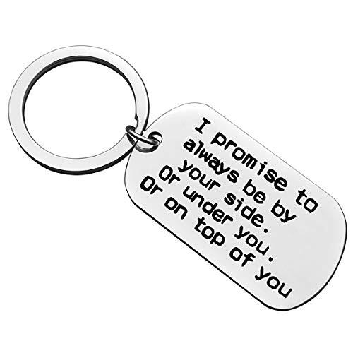 Couple Keychain Gifts for Boyfriend Girlfriend I Promise to Always Be Your - Picture 1 of 7