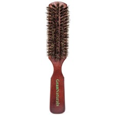 GranNaturals Soft Bristle Hair Brush for Men - 1 Count Pack of 1 , Brown