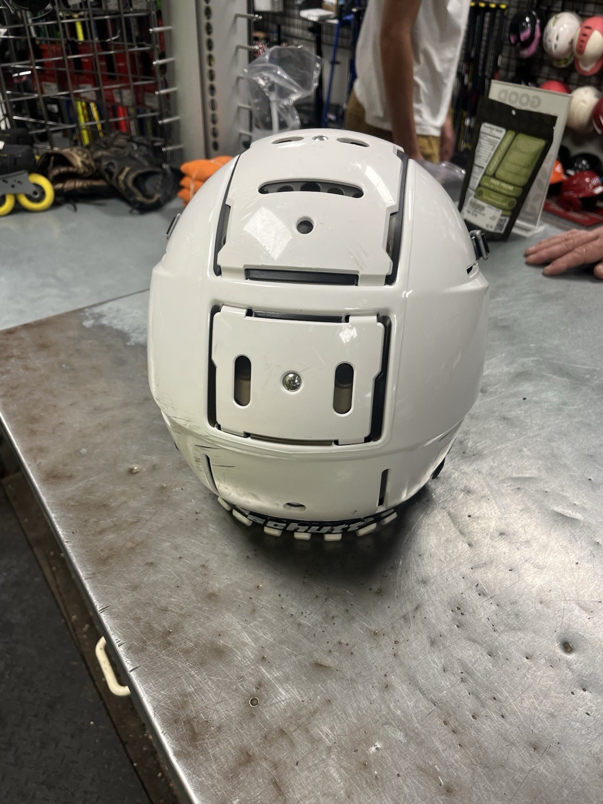 Schutt F7 VTD Collegiate Football Helmet - White - Size S