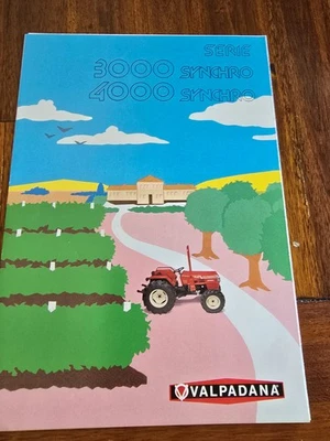 VALPADANA Serie 3000 4000 Synchro Tractor Schlepper Traktor Prospekt b - Bild 1 von 2