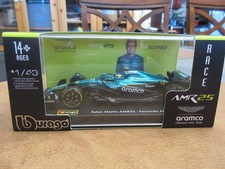 1:43 Bburago Premium F1 AMR25 Fernando Alonso 14 Aston Martin Formula 1 Racing