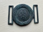 VINTAGE CIVIL WAR CONFEDERATE VIRGINIA 2 PIECE CS BELT BUCKLE EARLY REPRODUCTION