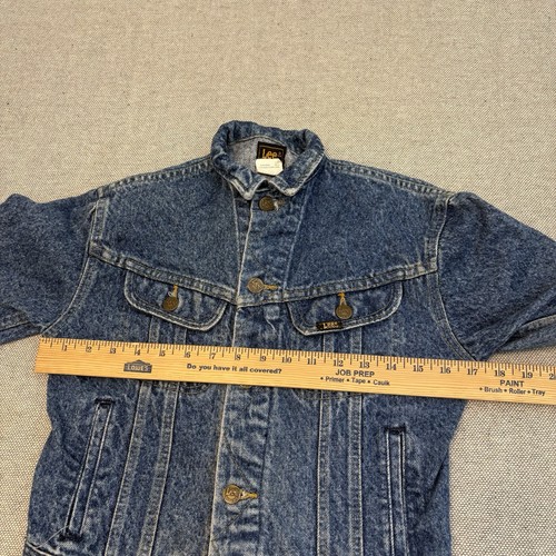 Vintage Kids Lee Riders Jean Trucker Jacket Boys Size Small Youth Western 90’s - Picture 13 of 13
