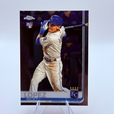 Nicky Lopez 2019 Topps Chrome Update #39 Rookie Kansas City Royals Card MLB. rookie card picture