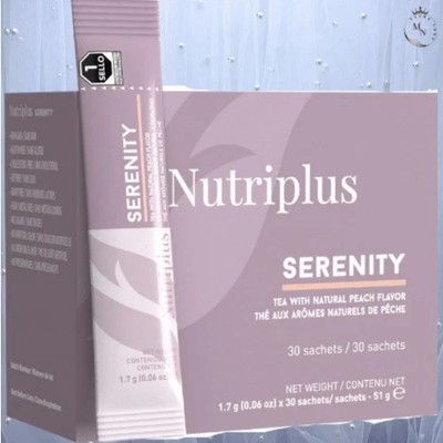 Farmasi Nutriplus Serenity Tea Natural Peach Flavor 30 Sachets 03/27 Te De Duraz