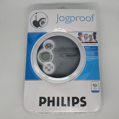 Philips Jogproof Portable CD Player AX2411/17 Sealed Factory Packaging Vintage