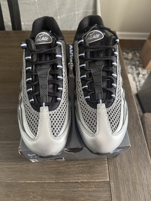 Size 11.5 - Palace x Nike Air Max 95 Big Bubble - Metallic Silver