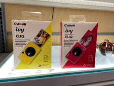 Canon CLIQ IVY Instant Film Camera Printer - Red or Yellow (BRAND NEW !!!)