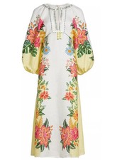 Farm Rio Womens Bloom Garden Maxi Dress X-Small Off White - NWT $298