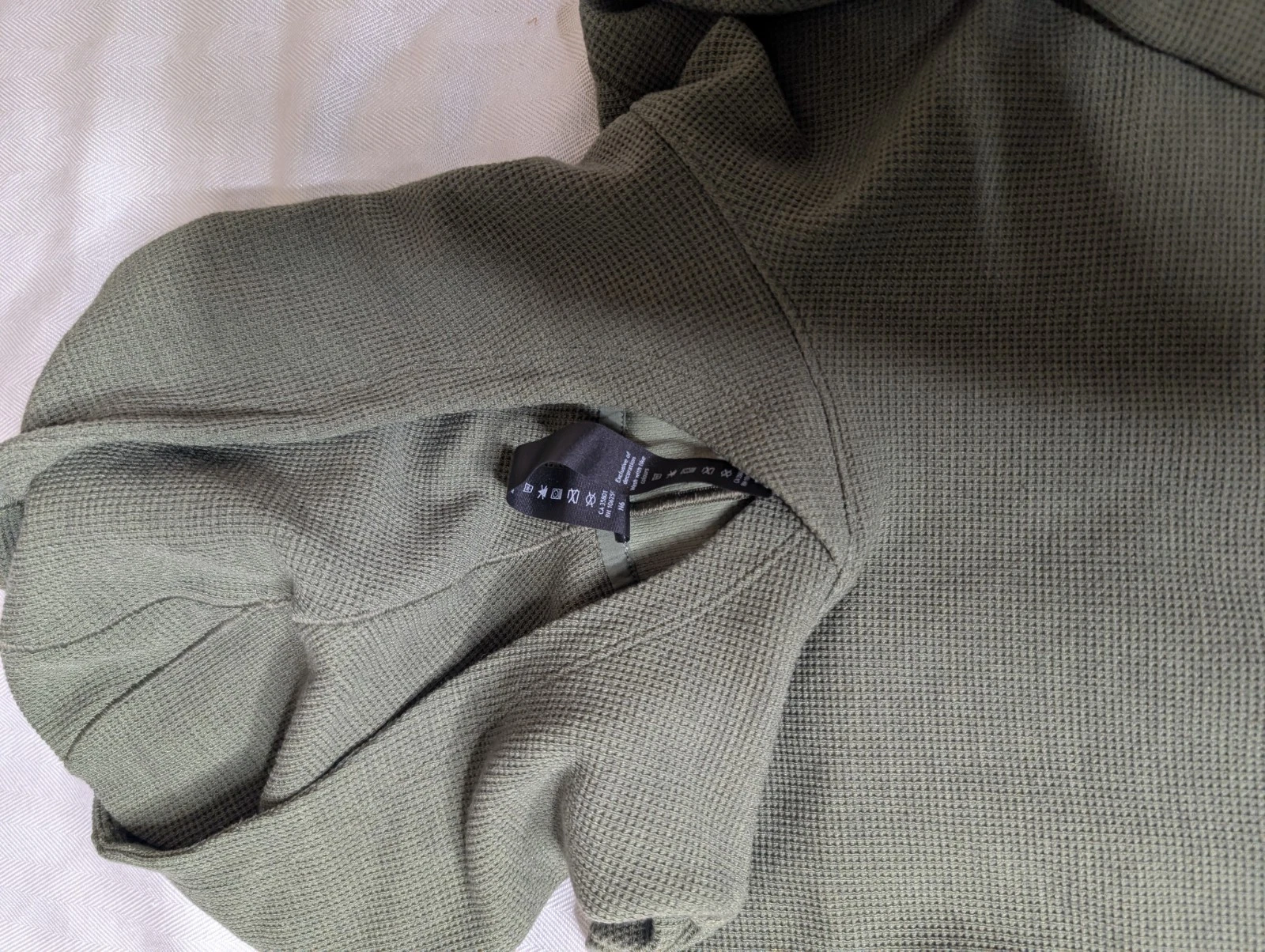 Lululemon Shift Stitch Hoodie M GREEN Waffle Lightweight
