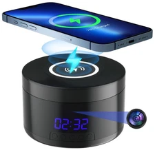 Camara Espia Oculta Reloj Despertador Seguridad 1080P Detector Movimiento NUEVO