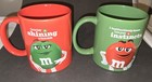 2 M&M Large Red & GREEN 16 oz. Coffee Mugs Officially Licensed New 2024 — photo 2