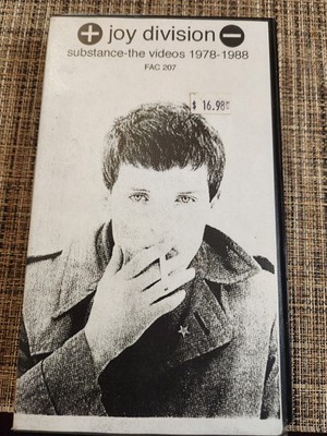 JOY DIVISION - Substance- The Videos 1978-1988 VHS w/ Hard Case - FAC207