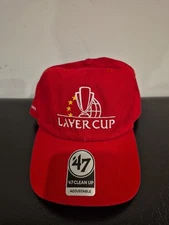 2023 Laver Cup Vancouver Red Cap '47 Clean Up One Size Fit Adjustable NEW W/ Tag