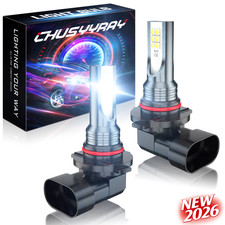 9145 H10 9140 6000k White Led Fog Light Bulbs For Cadillac Srx 2006-2016