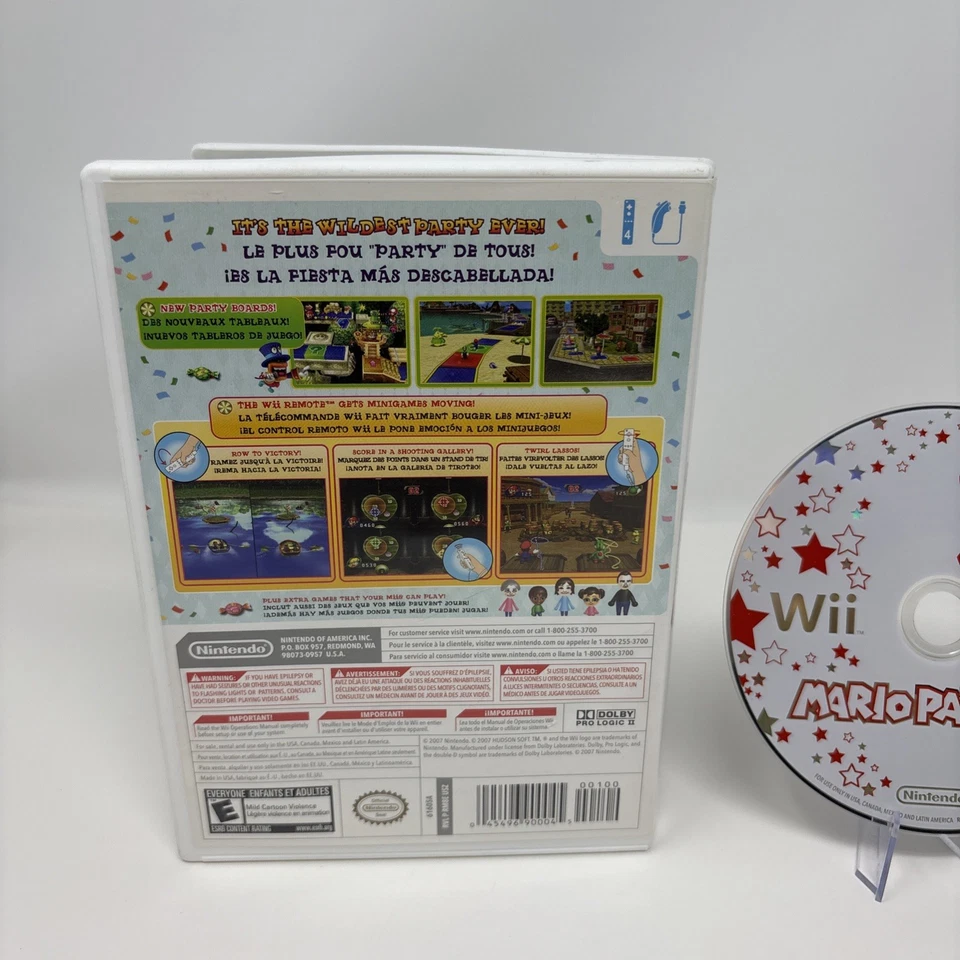 Mario Party 8 Nintendo Wii Complete With Manual CIB - Tested - Image 4 of 4