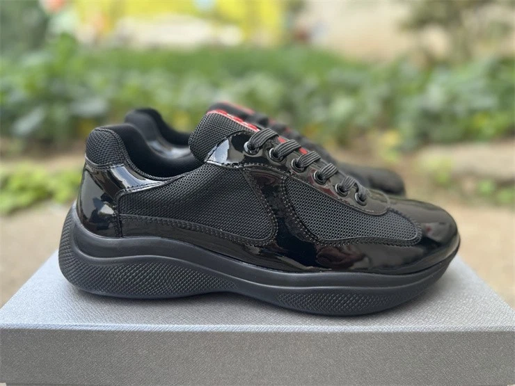 PRADA Patent Leather Black Casual Shoes for Men for sale | eBay