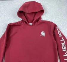 Carhartt Hoodie Big Kid  s L 14-16 Regular Fit Pullover Classic Logo Outdoor