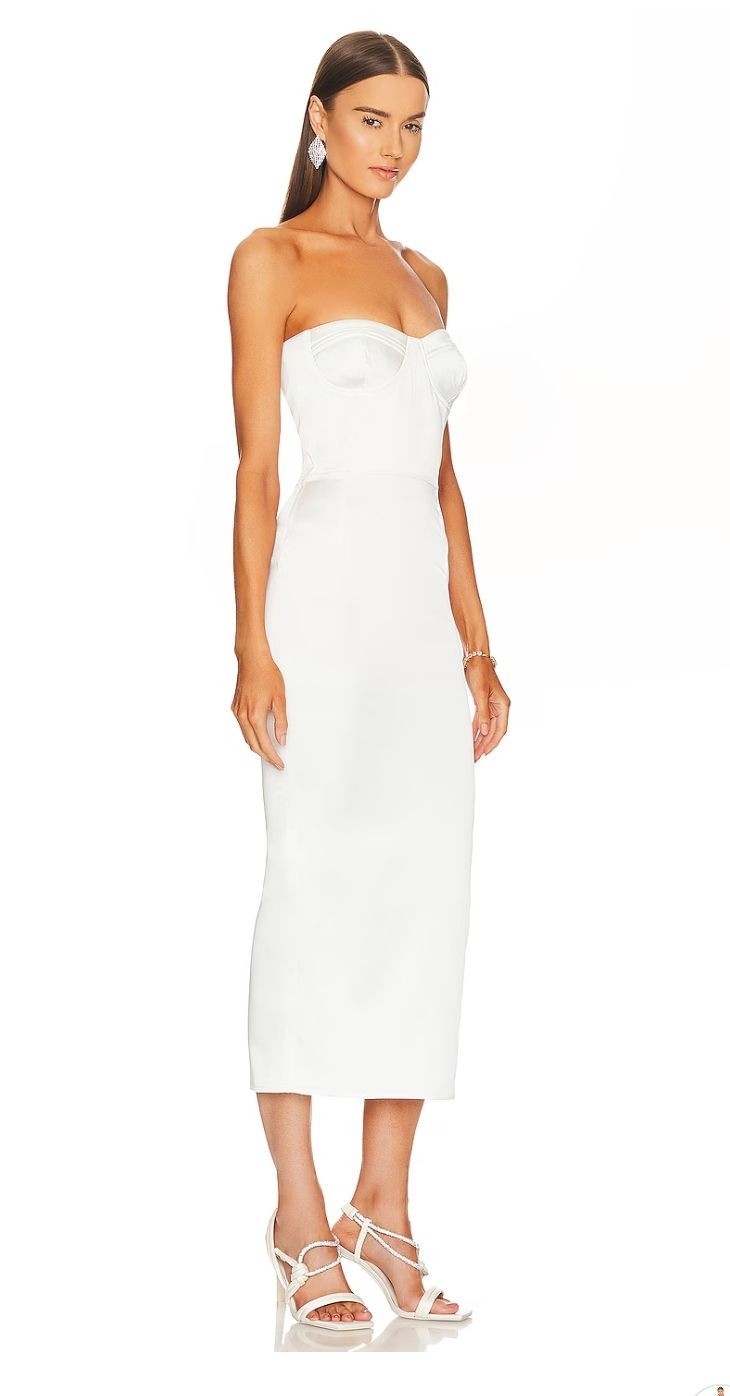The New Arrivals by Ilkyaz Ozel - Sylvia Dress in Flat White  NWOT - Size XL