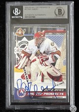 Ray Emery Signed 2002-03 AHL Top Prospects #12 BAS Beckett Autographed Card