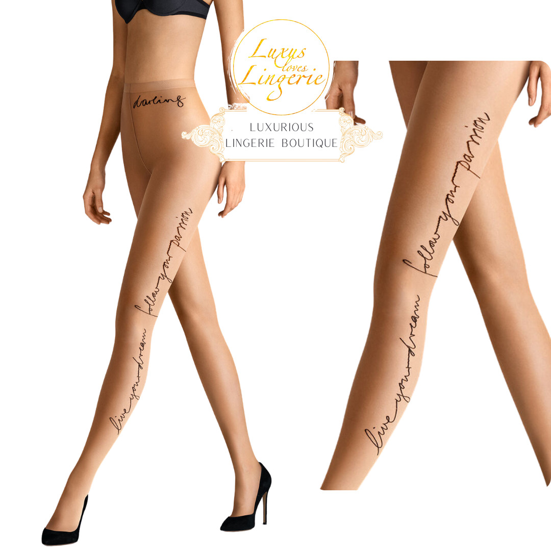 Wisdom Tights by Wolford S Small Gobi Black Tights Transparent Statement