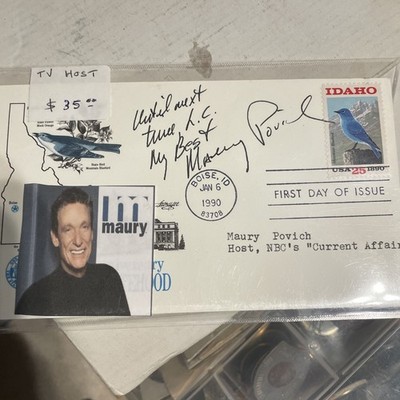 Maury Povich Autographed First Day Issue