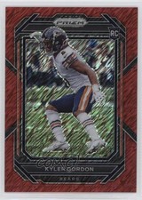2022 Panini Prizm Rookies Red Shimmer Prizm 35/35 Kyler Gordon #385 rf2