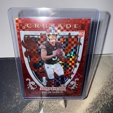 2025 Panini Rookies & Stars - Crusade Dillon Gabriel #14 Red Plaid Prizm(RC)