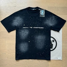 Hell Studios star Classic printed star white dots Tee Mens Short sleeved T-shirt