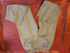 Womens Gray Dress Pants Pleated Front Wide Leg Pull On Trouser USA Made Casual