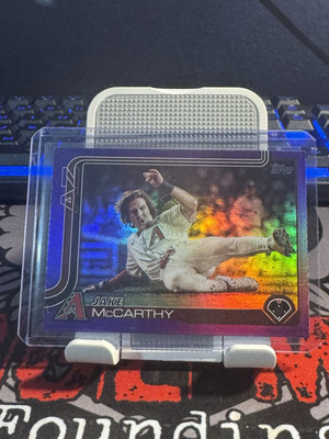 2025 Topps Series 1 - Jake McCarthy Purple Foil /250 Arizona Diamondbacks #243