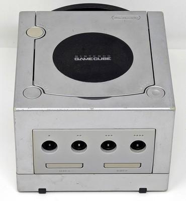Nintendo GameCube Platinum Silver Console Tested & Working *READ DESCRIPTION*