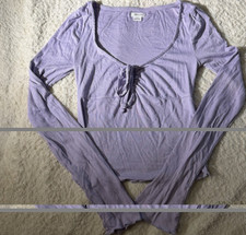 Urban Outfitters Kimchi Blue Purple Ribbed Ti...