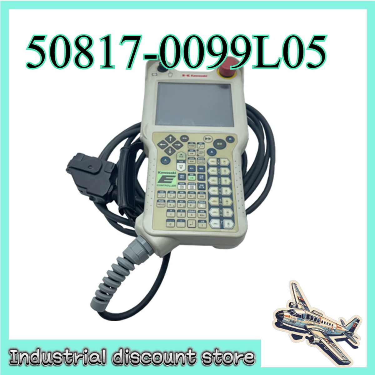 teach pendant F Kawasaki robot control programming keypad pendant