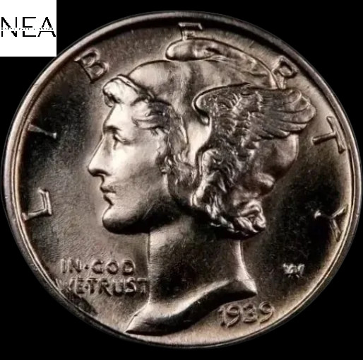 1939-S Mercury Dime ~ Gem BU (Full Split Bands - FSB) ~ RARE!!! ~ 90% Silver