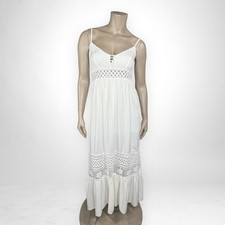 JACK BY BB DAKOTA 0 Kaia Maxi Dress White Bridal Summer Vacation