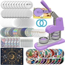 Button Maker Machine 58mm 2.25 inch , DIY Button Pin Maker Machine Comes
