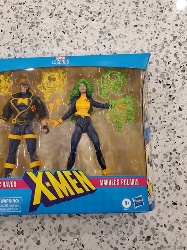 Marvel Legends 80 Years X-Men Havok Polaris 2 Pack New Sealed Hasbro - Picture 3 of 17