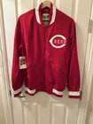 Cincinnati Reds Mitchell And Ness Batting Practice Jacket New W/tags Size Large