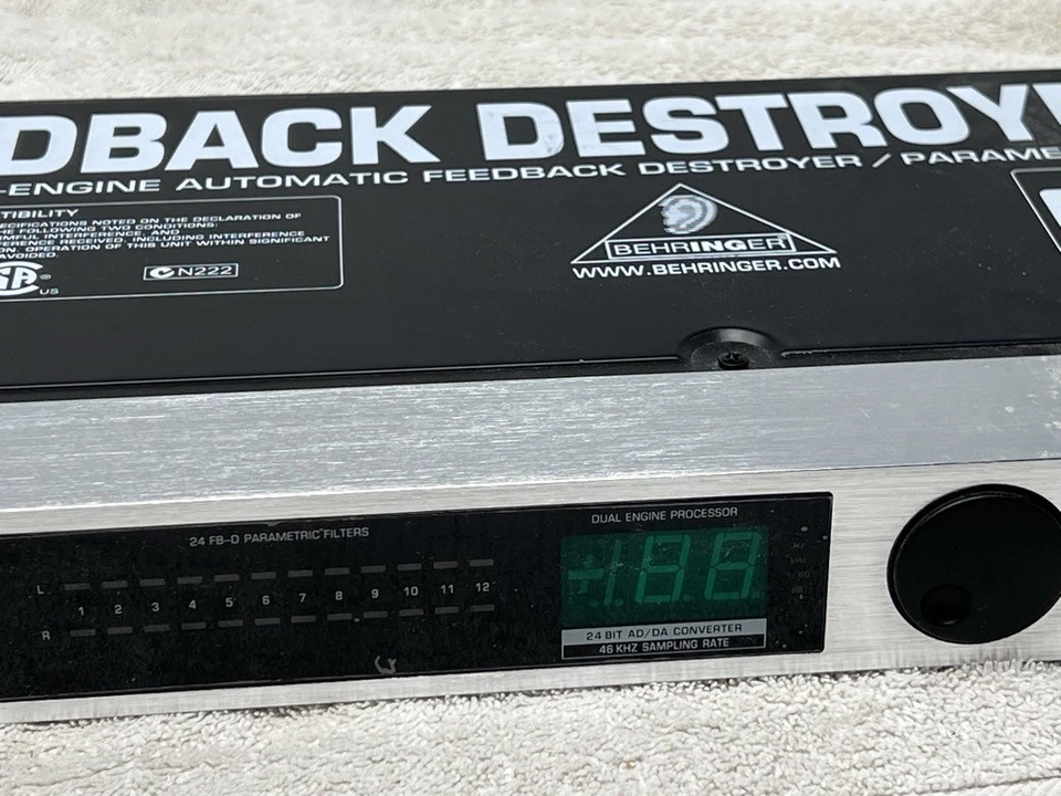 Behringer Feedback Destroyer Pro DSP1124P audio equipment - Image 3 of 4