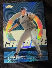 2005 Topps Finest - Zack Greinke #64 Blue Refractor /299