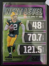 2021 Score - Next Level Stats Aaron Rodgers #NL4 Purple