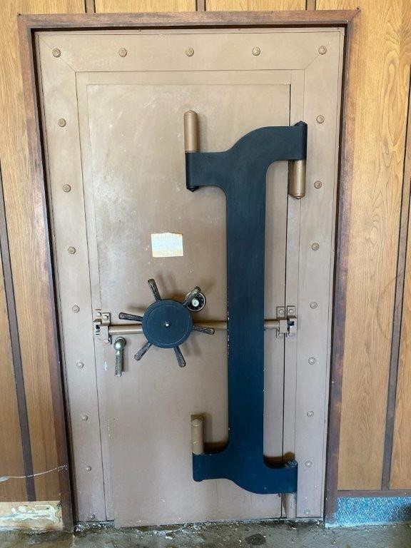 Antique Mosler Safe Co Vault Door – Vintage Bank Safe Door – 77x31 – Rare