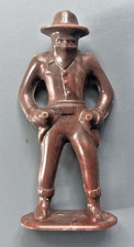 Vintage REL Western Stagecoach Posse Playset MASKED BANDIT Hard Plastic Figure