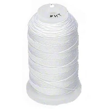 Simply Silk Beading Thread, Size D, White, 0.012 Inch, 260 Yards, Stringing