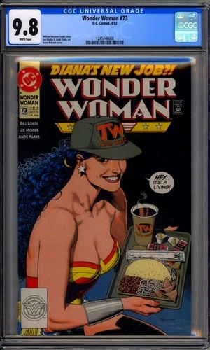 Wonder Woman 73 CGC Graded 9.8 NM/MT Bolland DC Comics 1993