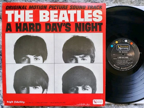 THE BEATLES A Hard Day's Night LP US 1964 JOHN LENNON Paul McCartney⭐MISPRINT⭐