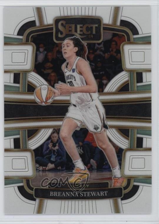 2024 Panini Select WNBA Concourse White Prizm 16/99 Breanna Stewart #13 1p03