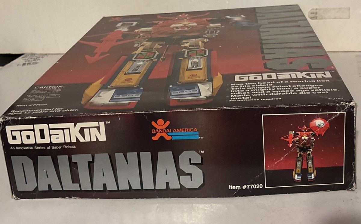 1982 Bandai America Popy Godaikin Chogokin Toei Daltanias DX Robot