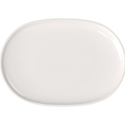Artesano  Oval Fish Plate, 17x11.75 in,  Porcelain, White